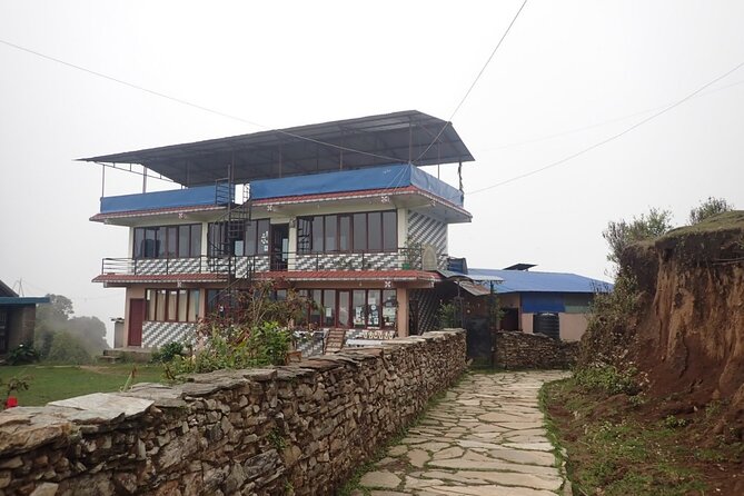4 Days Mardi Himal Base Camp Trek from Pokhara - Day 3 sunrise at Base Camp and the Badal Danda panorama