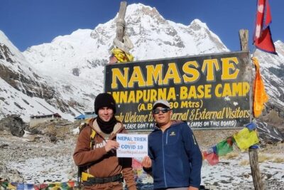 6 days Annapurna Basecamp Trek - Day 1: Chhomrong viewpoints after the 285 m Jhinu Danda bridge