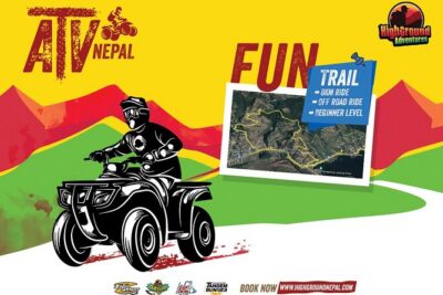 ATV Adventure Tour in Pokhara, Nepal - The climb to Sarangkot: what the uphill ride feels like