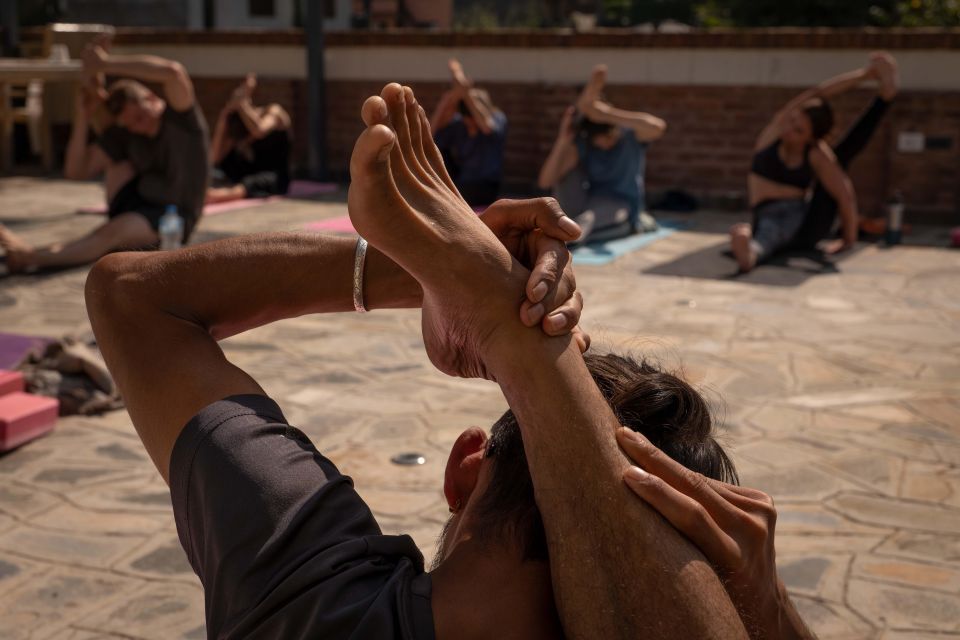 Day Yoga Meditation Retreat with Lunch, Kathmandu - The second yoga asana flow: more effort, still hatha-focused