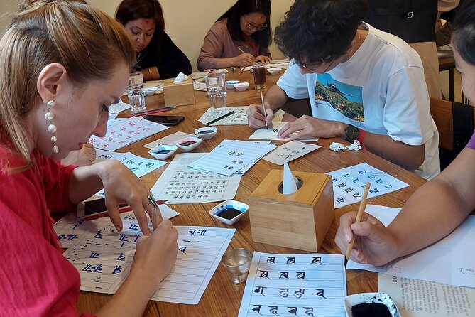 Discover Ranjana Lipi the Traditional Newari Script - Small group size means better feedback