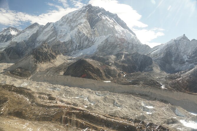 Everest base camp flight over by Helicopter from Kathmandu - Syangboche Marg and the optional Everest View breakfast stop