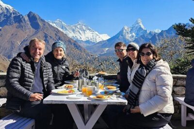 Everest Base Camp Helicopter Tour landing at Everest View Hotel. - From Kathmandu airport to Everest views: the “climb with context”