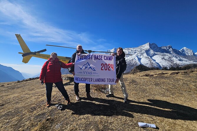 Everest base camp helicopter tour with Guarenteed Landing - What You Get From This Everest Helicopter Day in 6 Hours