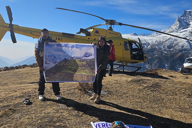 Everest base camp helicopter tour with Guarenteed Landing - Mount Everest Landing: A Close-Up Look in 15 Minutes
