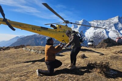Everest base camp helicopter tour with Guarenteed Landing - 5:45am Pickup, Private Vehicle, and the 265 lb Limit