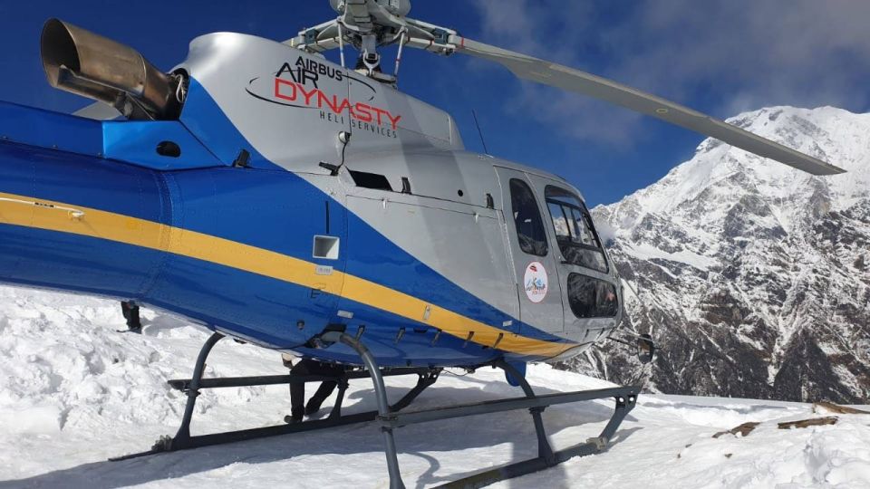 From Pokhara: Annapurna Base Camp (ABC) Helicopter Tour - Landing at ABC (4,130 m): 30 minutes for photos and altitude reality