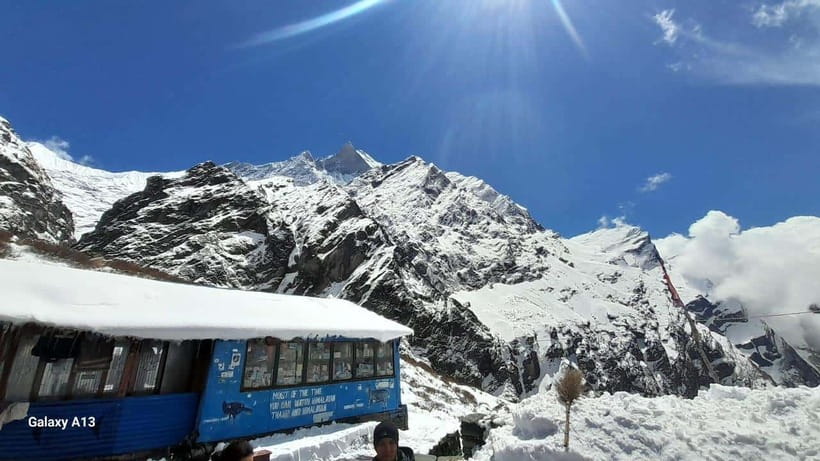 Helicopter tour to Annapurna Base Camp from Pokhara -1 Day - From Pokhara Pickup to Airport Check-In