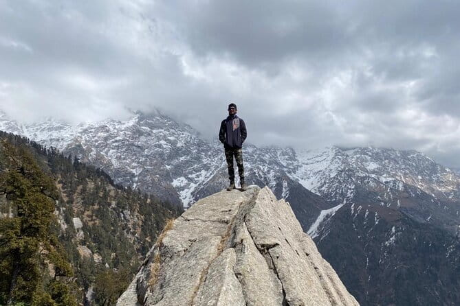 Indrahar Pass Trek with Manu Adventures India - Triund to Laka and Lahesh Cave: meadows, boulders, and cave-country