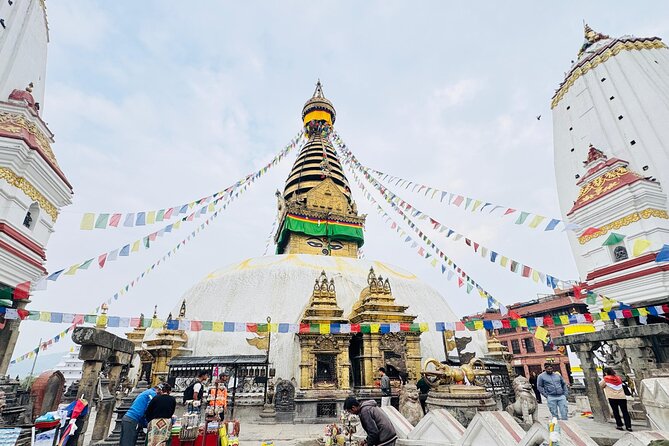 Kathmandu: 7 UNESCO World Heritage Private Day Tour with Lunch. - Boudhanath Stupa: big Buddhist presence in the middle of Kathmandu