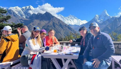 Kathmandu: Everest Helicopter Tour with Landing & Breakfast - The flight route: Lukla refuel, Pheriche weight balance, and Everest views