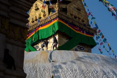 Kathmandu Full Day Sightseeing Tour - Swayambhunath: a UNESCO stupa stop with big view payoff