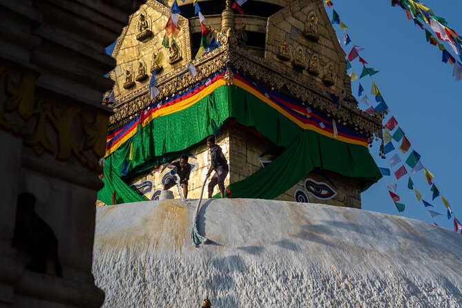 Kathmandu Full Day Sightseeing Tour - Swayambhunath: a UNESCO stupa stop with big view payoff