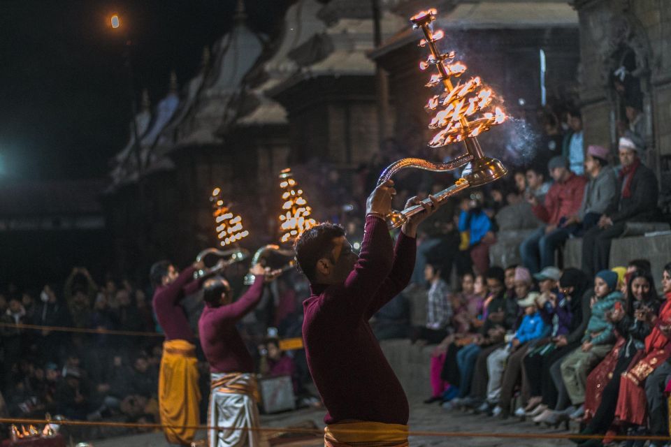 Kathmandu: Pashupatinath Temple Evening Aarati Tour - Cremation ghats nearby and the role of Tandav