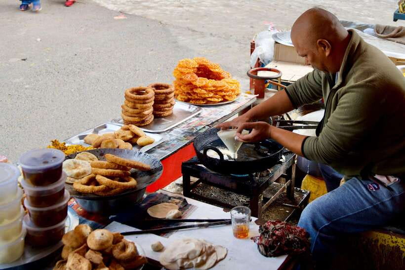 Kathmandu: Taste Nepali Food & Drink- Walking Tour in Thamel - Newari specialties: bara and choila are the culture lesson in food form