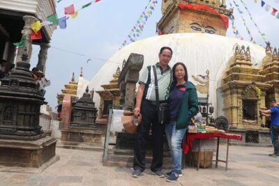 Kathmandu World Heritage Tour - Swayambhunath Monkey Temple and the hilltop city view