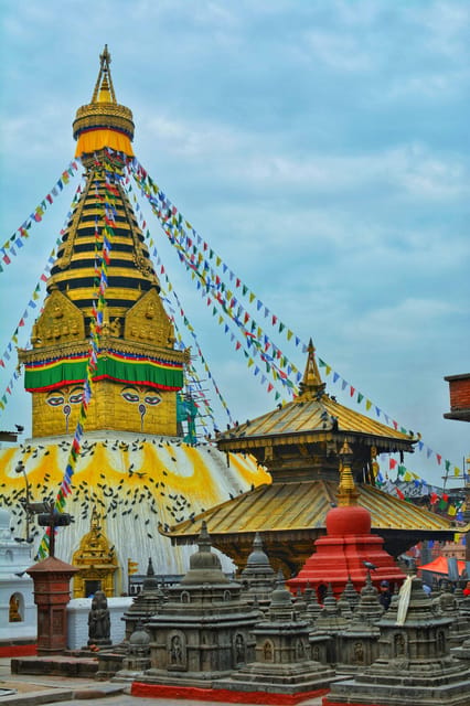 Kathmandu's 7 UNESCO Heritage Gems: Private Full-Day Tour - Boudhanath Stupa: Serene Atmosphere and a Different Pace