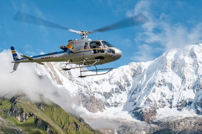 Landing Annapurna Base Camp by Helicopter Tour from Pokhara - Landing at Annapurna Base Camp: coffee, quick photos, and cold reality