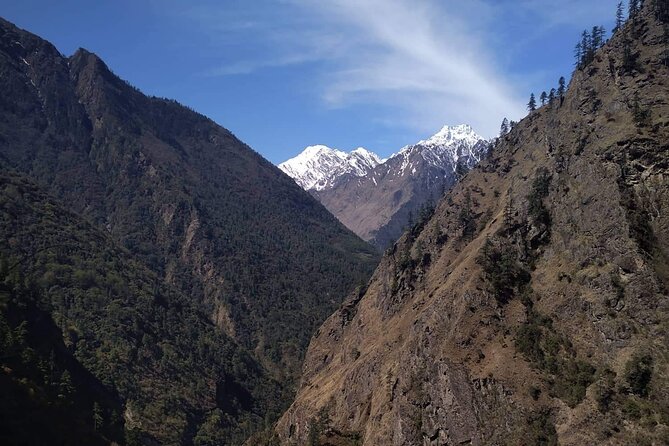 Manaslu Circuit Trek 8th Highest in the World - Dharapani and Jagat: joining the Annapurna trail flow on the way down