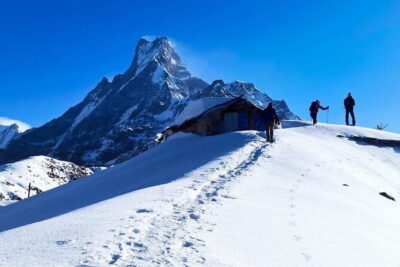 Mardi Himal Base Camp Trek from Pokhara 4 Days - Day 1 to Forest Camp: Fishtail Gets Close Fast