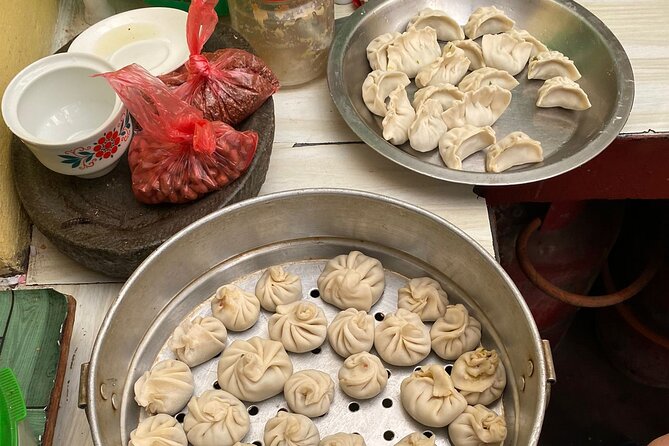 Momo, Dhalbhat & Thukpa Cooking Class, Nepal - The meal payoff: eating what you cooked