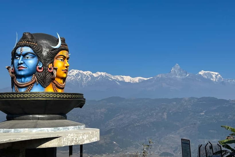 Pokhara: 1-Day World Peace Pagoda and Lord Shiva Statue Trek - Lord Shiva Statue in Pumdikot: The Moment the View Gets Loud