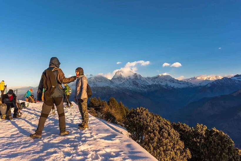Pokhara: 2-Day Ullerai, Ghorepani & Poon Hill - Sunrise Trek - Day 2 Poon Hill sunrise (3,210 m): the golden light moment