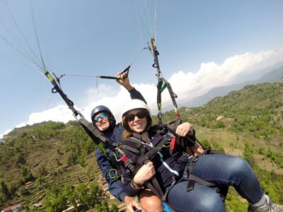 Pokhara: 30-Minute Tandem Paraglide - 30 minutes over Annapurna and Phewa Lake (the main event)