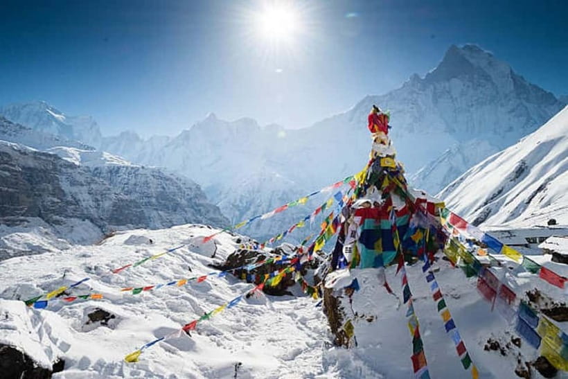 Pokhara: 7-Day Annapurna Base Camp Trek & Natural Hot Spring - Himalaya to Annapurna Base Camp: walking into the amphitheater at 4,130 m