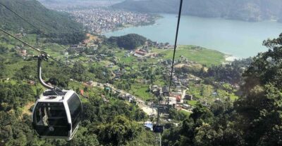 Pokhara Sarangkot : Cable Car (Himalayas) Sunrise Tour - Cable car over Pokhara Valley: the easy way up