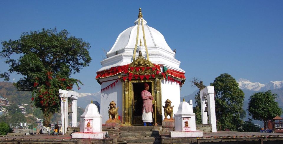 Pokhara: Visit Best Seven Tourist Destination by Sharing Bus - World Peace Pagoda: a hilltop pause with big panorama energy