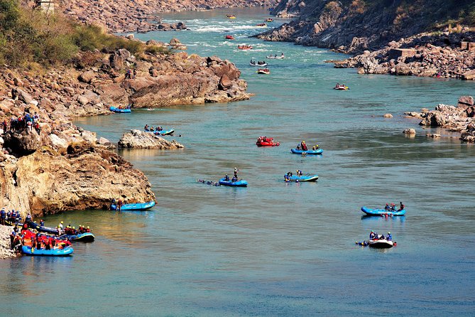 Rafting Brahmpuri Down (9 km) - Timing and the route from Muni Ki Reti (start 10:00am, back by ~12:30pm)