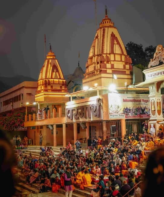 Rishikesh Full Day Guided Sightseeing Tour with Ganga Aarti - Parmarth Niketan Ashram and the Ganga Aarti Finish