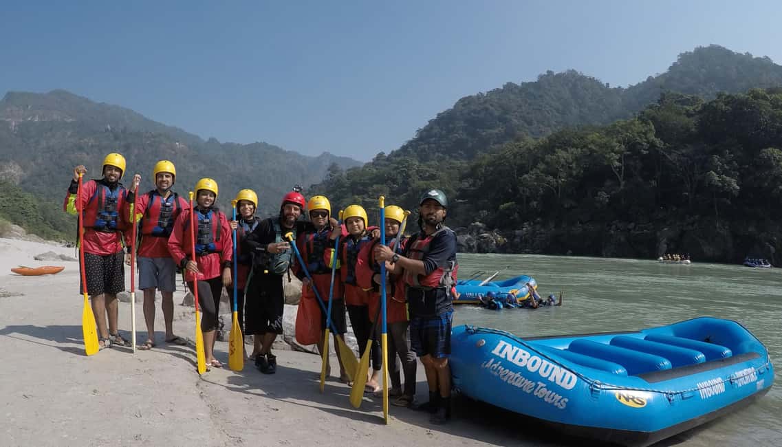 Rishikesh: White-Water Rafting Trip for All Levels - Beginner-friendly rafting: Phool Chatti to NIM Beach (6 km, 45 minutes to 1 hour)