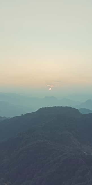 Sunrise Day Hike in Rishikesh - Sunrise over the Garhwal Himalayas: what to do when clouds steal the show