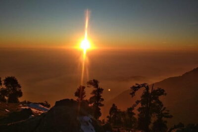 Triund Trek & Snow Line Trek - Day 1: McLeod Ganj to Triund via the Bhagsu Waterfall Area