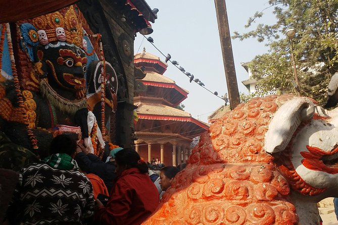 Walking tour of Kathmandu with awesome local guides - Indra Chowk Stops You for Snacks, Colors, and Craft Details